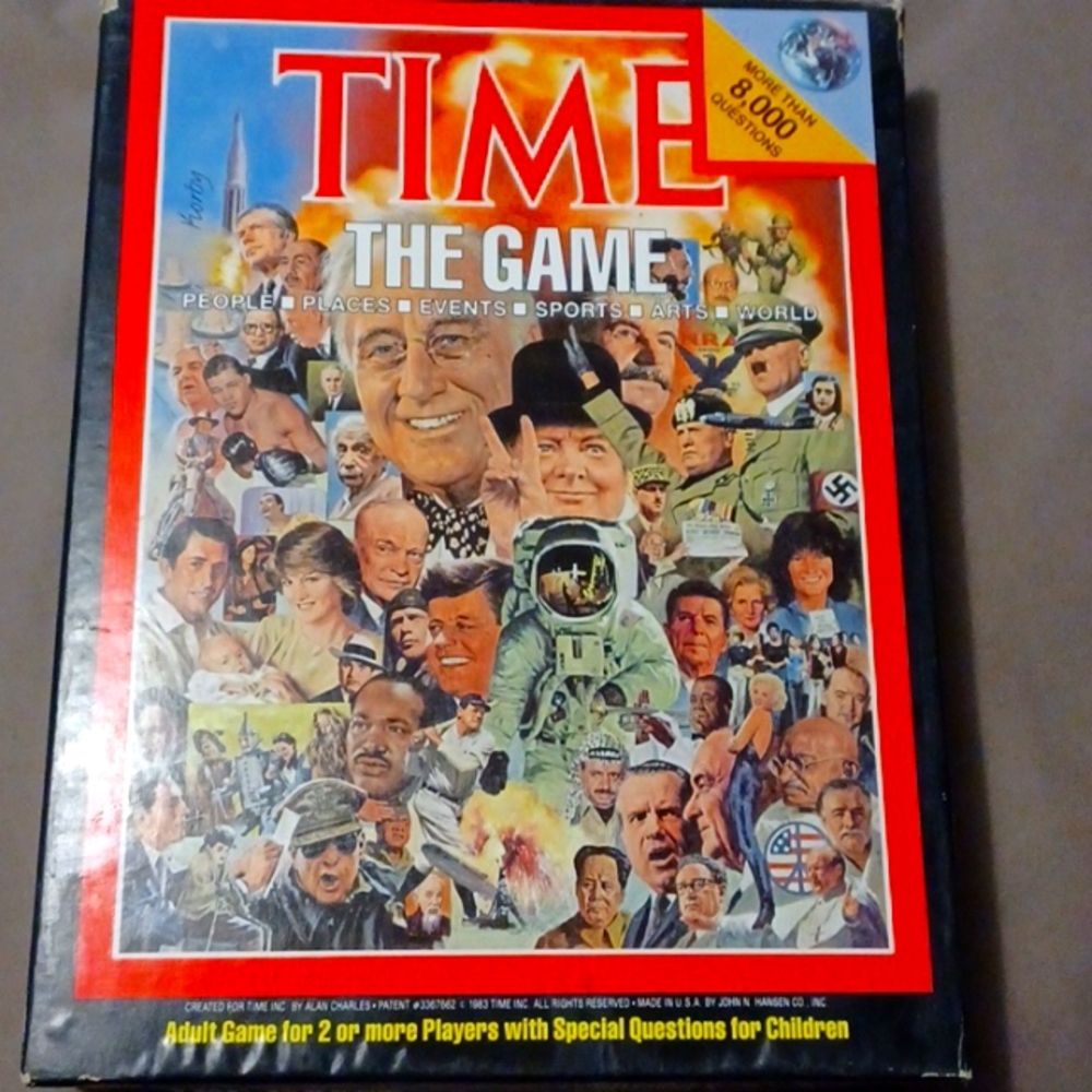 Vintage time trivia game